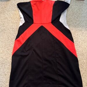 Charlotte Russe Strapless Black and Red Dress